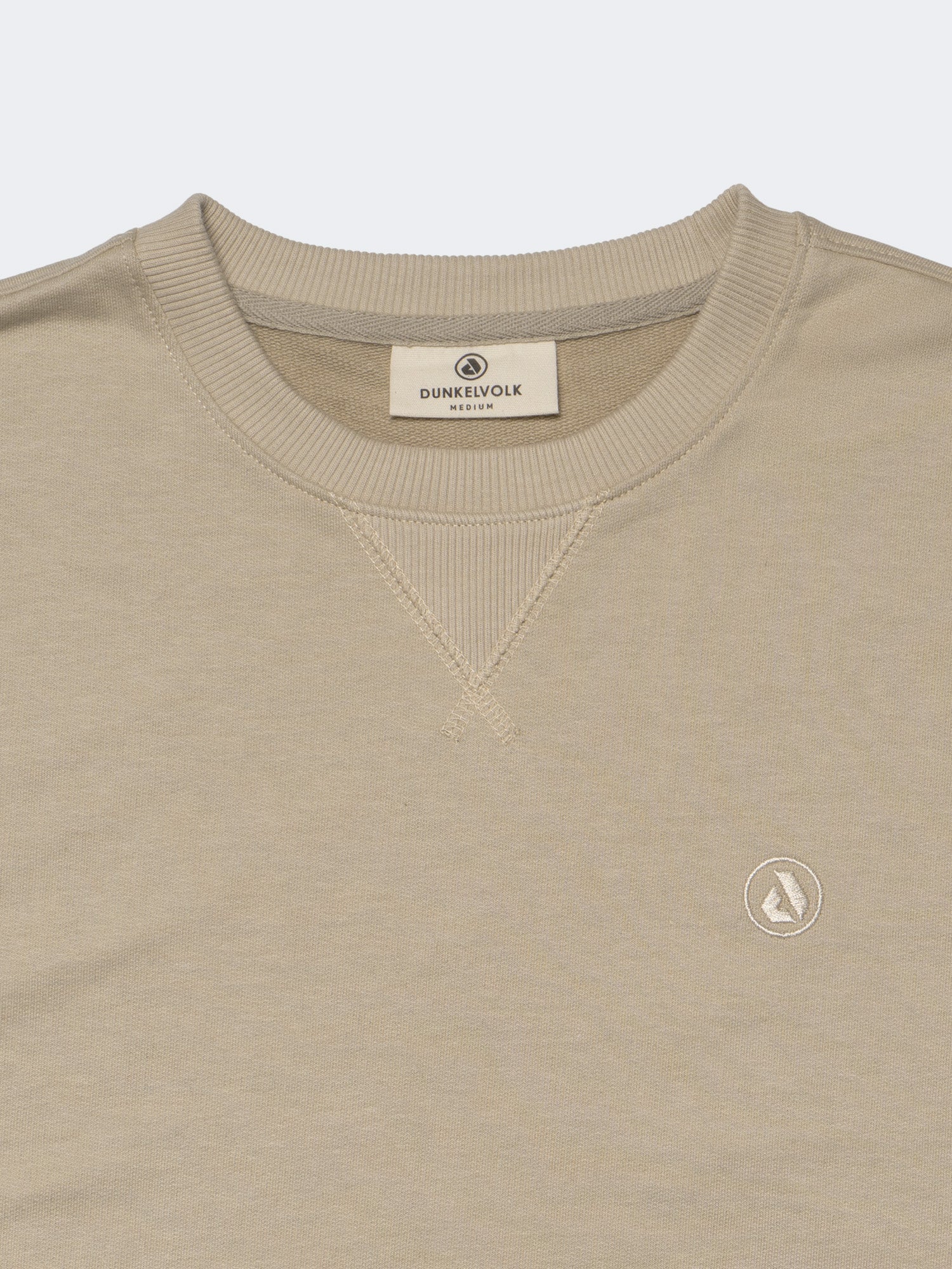 Polera para Hombre DUNKELVOLK SIMPLE CREW FR Beige 2
