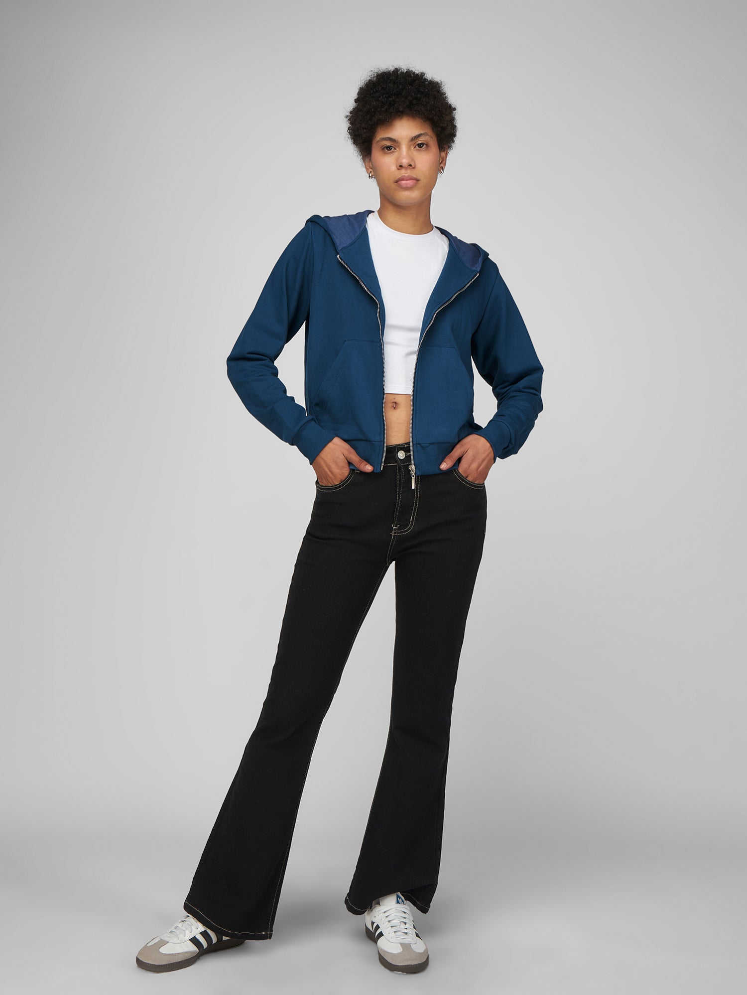 Polera para Mujer DVK SILVER FLEECE FRENCH TERRY AZL 2