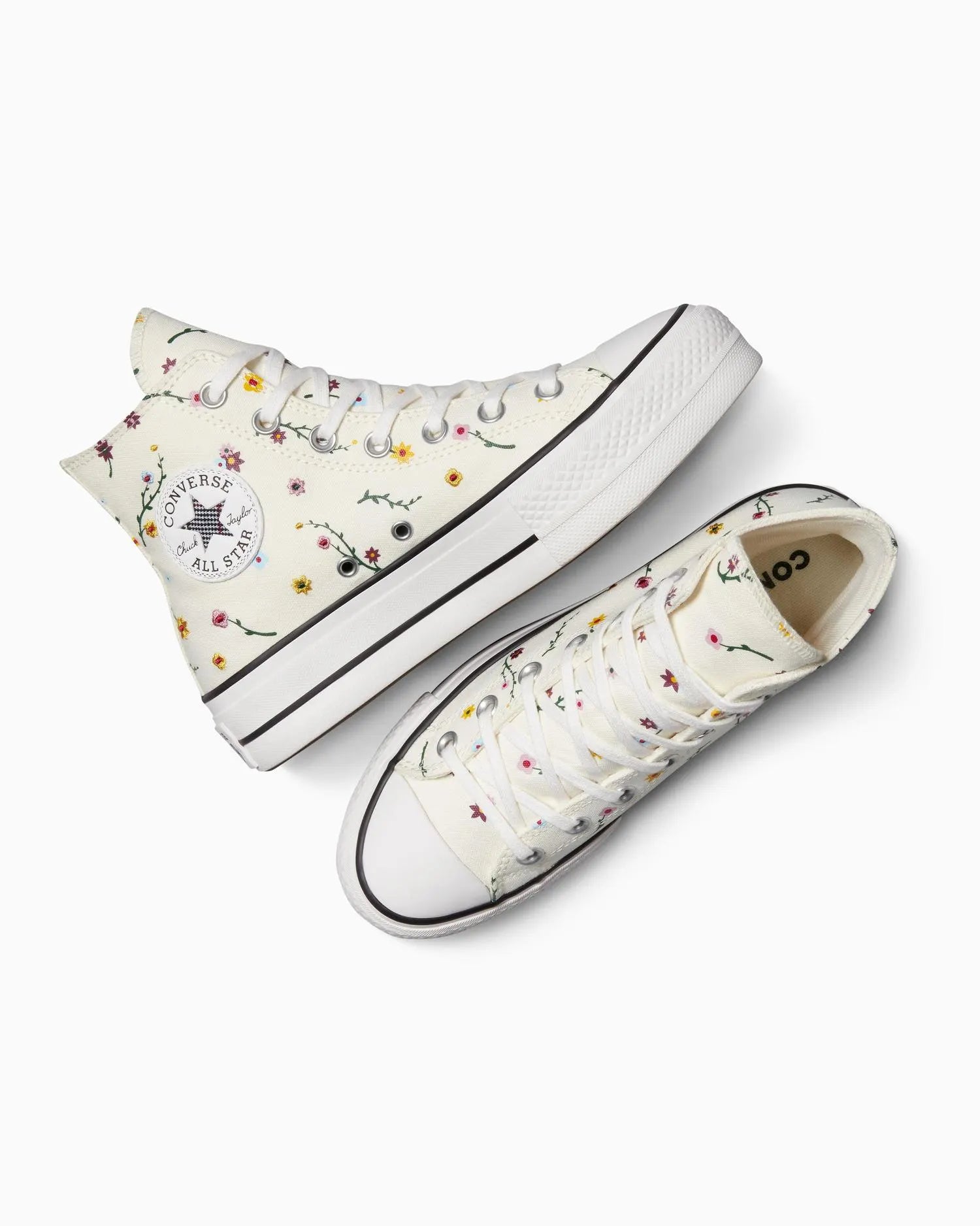 Zapatillas para Mujer CONVERSE CT AS Lift Platform Embroidered Blooms CRE 4