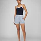Short para Mujer DVK LINEN BOXER SHORT CLT - Miniatura 2