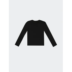 Top Manga Larga para Mujer DVK WAFFLE TOP LS DV-TO-00064 NGR