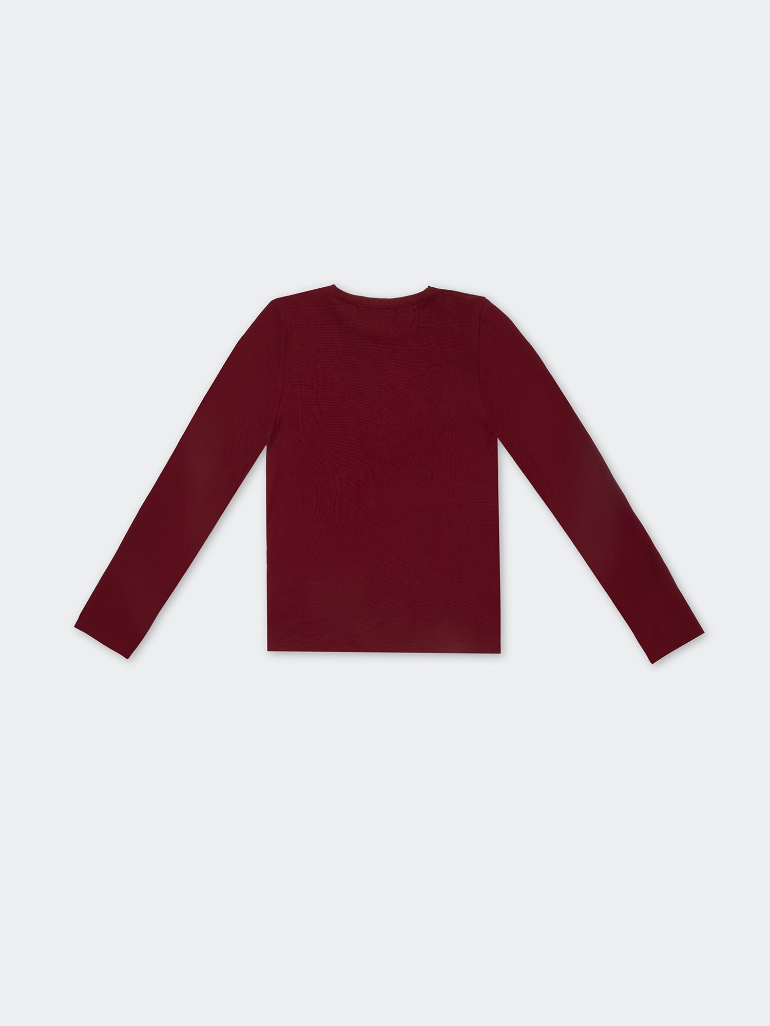 Top Manga Larga para Mujer DVK WAFFLE TOP LS DV-TO-00064 BUR 2