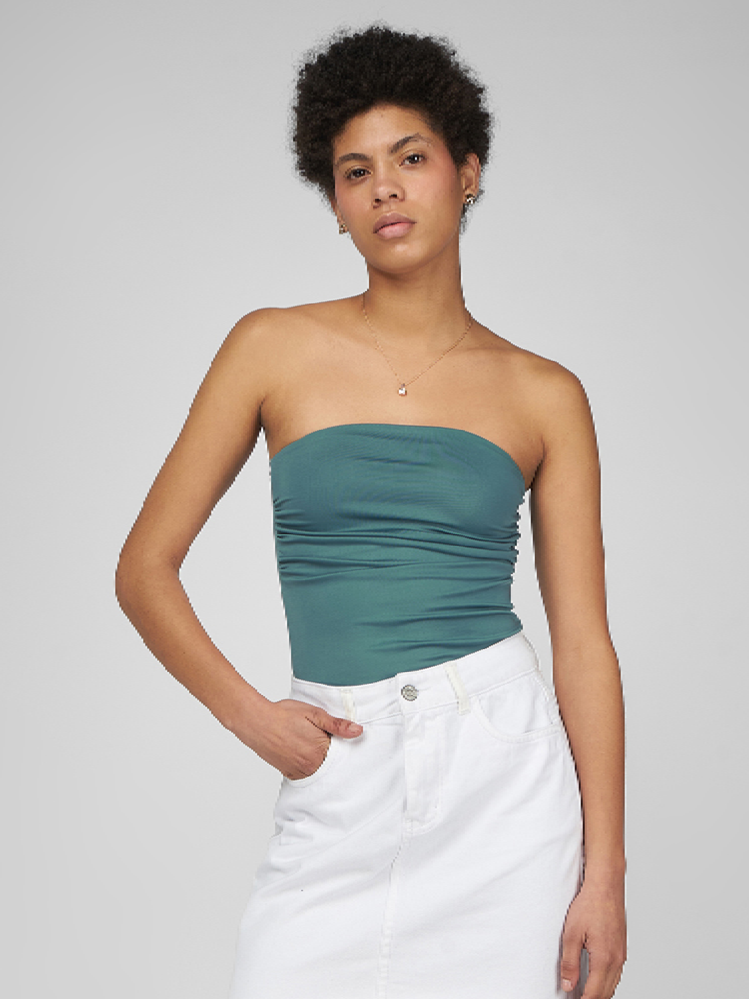 Top para Mujer DVK BANDEAU TOP BRW 1