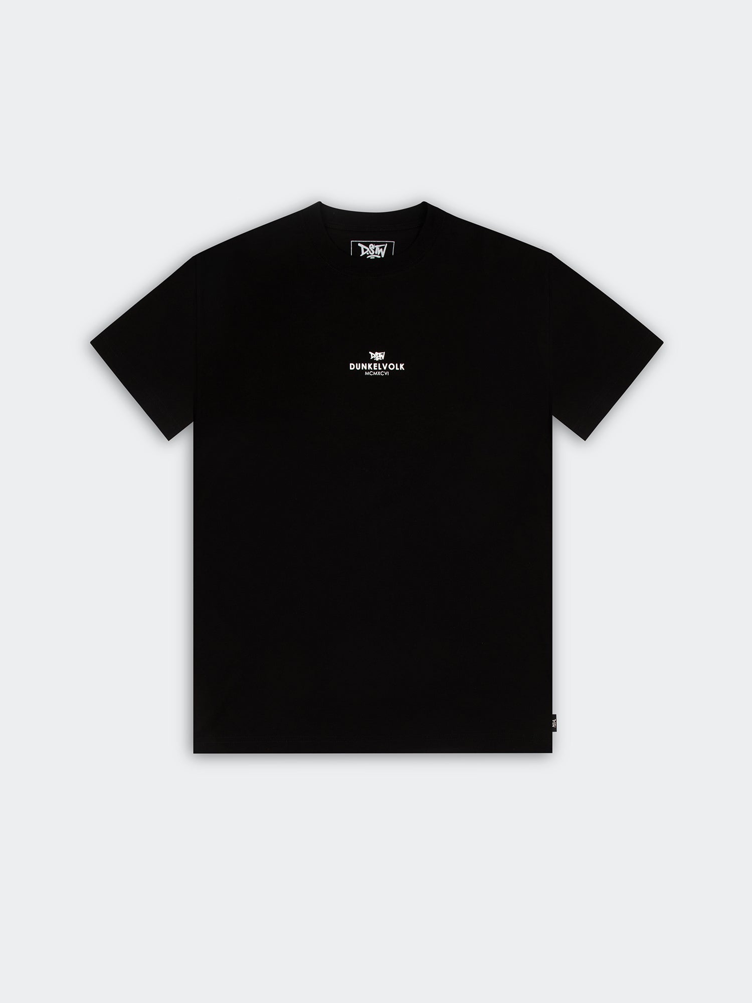 Polo para Hombre DUNKELVOLK DSTW CENTER LOGO OVERSIZE DSTW-0024 BLK 1