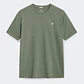Polo para Hombre DUNKELVOLK PIMA TEE Verde - Miniatura 1
