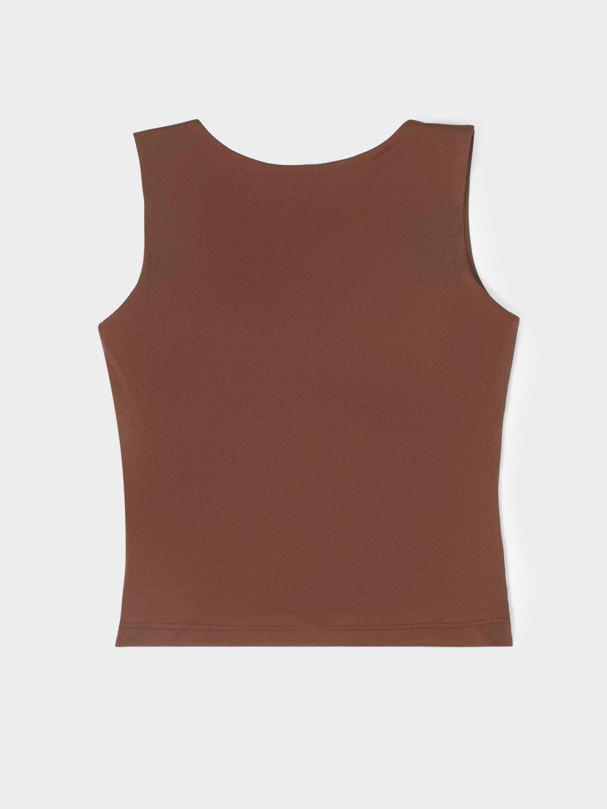 Top para Mujer DVK BASIC TANK TOP Marrón 2