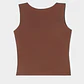 Top para Mujer DVK BASIC TANK TOP Marrón - Miniatura 2