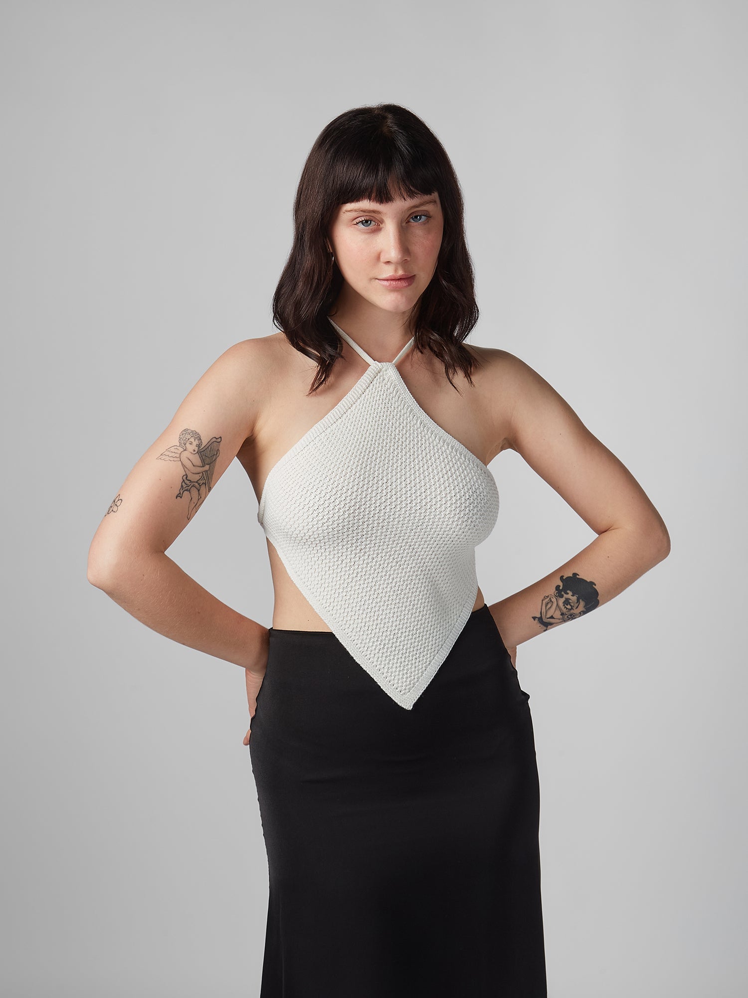 Top para Mujer DVK MODA DIAMOND KNIT TOP HUE 1