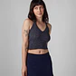 Top para Mujer DVK MODA CLUELESS KNIT TOP AZL - Miniatura 2