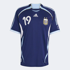 Camiseta ADIDAS Visitante Argentina 2006 Messi JN3709
