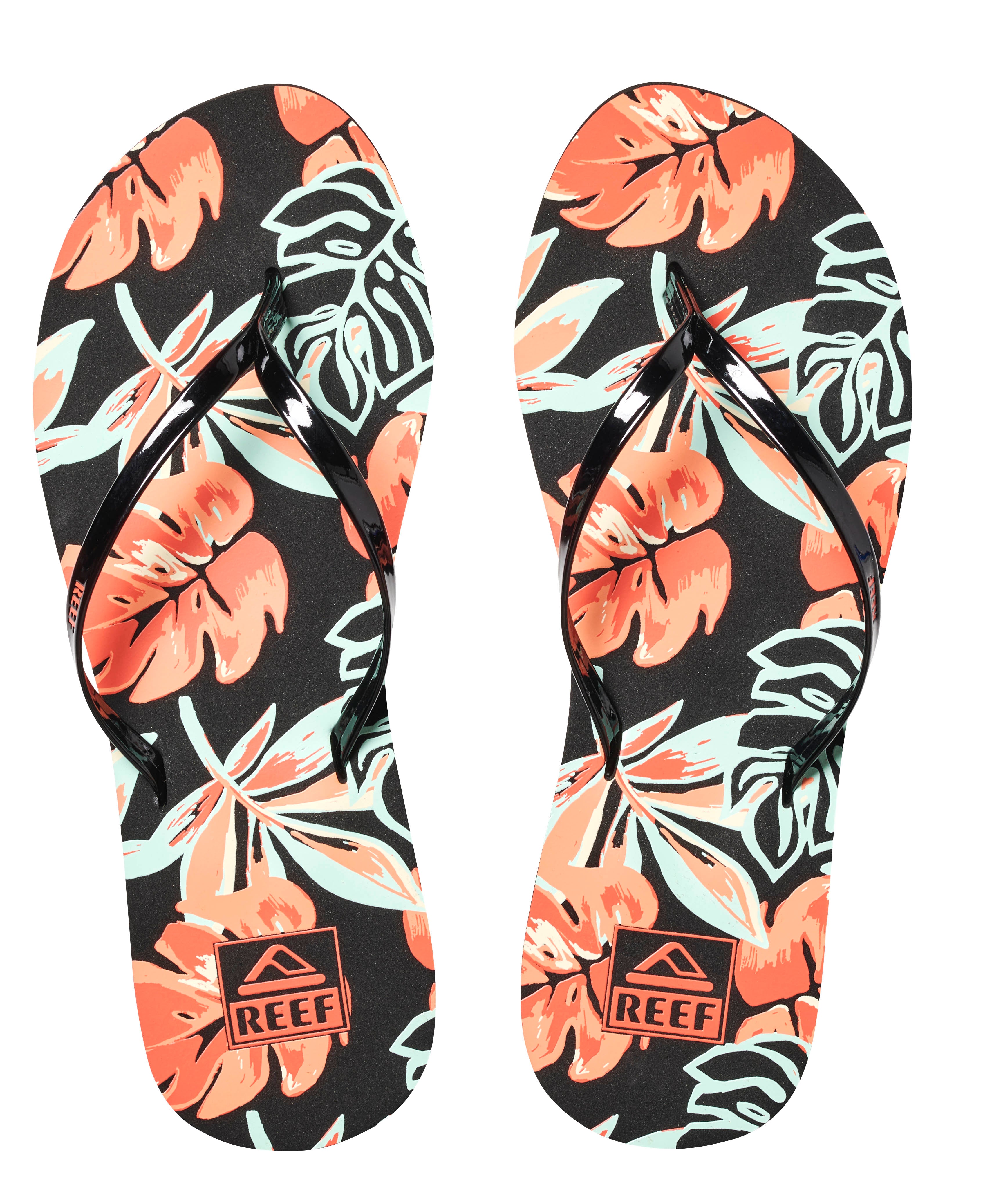 Sandalias para Mujer REEF BEACH REEF BLISS-FULL BLACK MONSTERA BLM 3