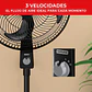 Ventilador De Piso SAMURAI Air Turbo Pedestal VE31A2I0 Negro - Miniatura 3
