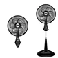 Ventilador Samurai Comfort Maxx Plus 2En1 Negro - Miniatura 2
