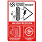 Ventilador De Pared Negro Turbo Power Samurai - Miniatura 2