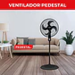 Ventilador De Piso SAMURAI Air Turbo Pedestal VE31A2I0 Negro - Miniatura 8