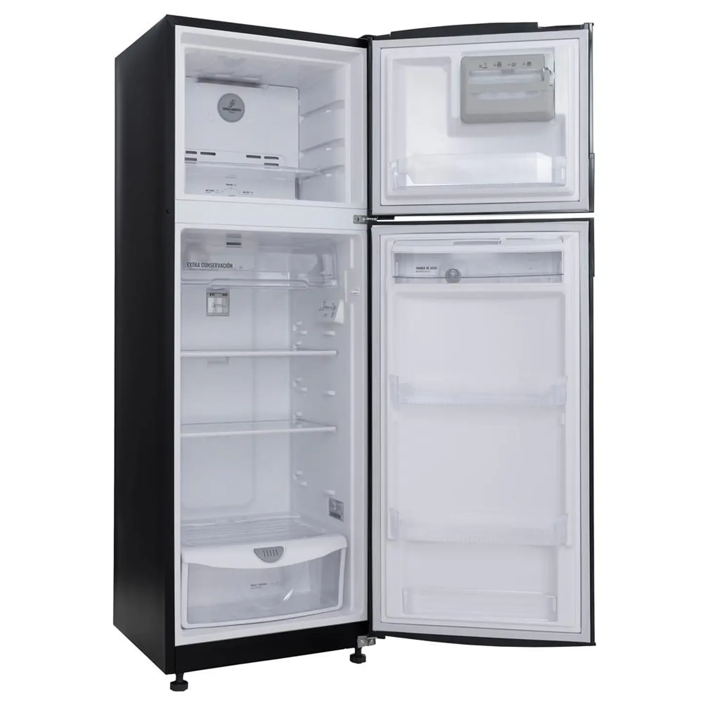 NEVERA HACEB No Frost Congelador Superior 311 LTS 9003439 NEGRO ESMERALDA 5