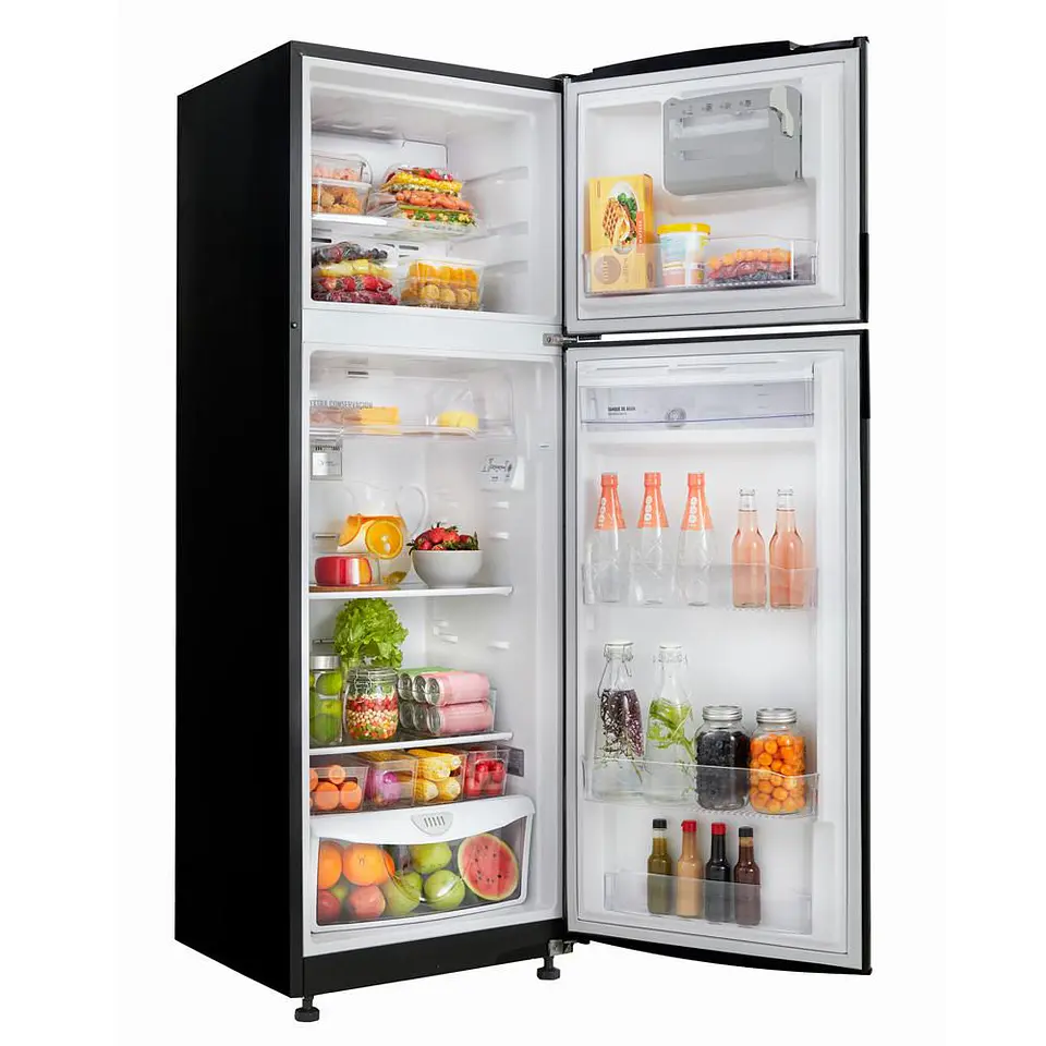 NEVERA HACEB No Frost Congelador Superior 311 LTS 9003439 NEGRO ESMERALDA 7