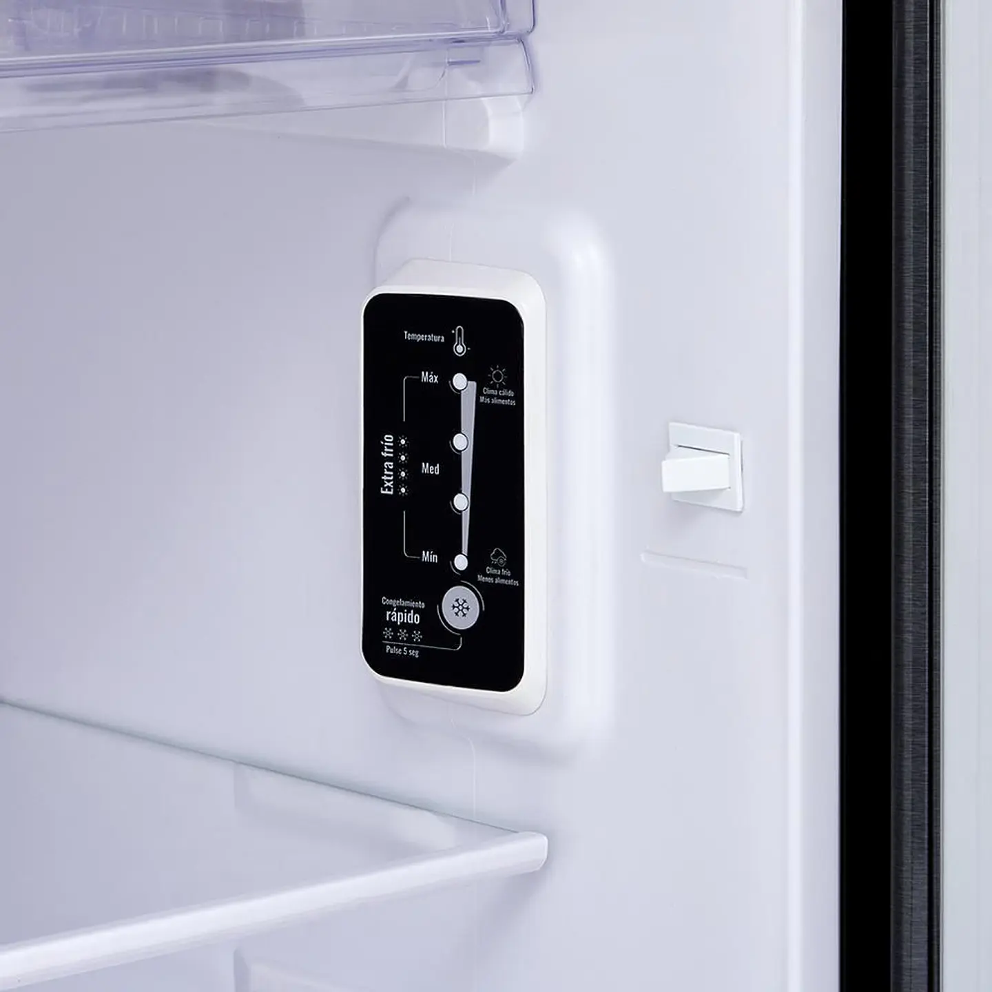 Nevera HACEB No Frost Congelador Superior 404 Lt 9003304 NEGRO ESMERALDA 4