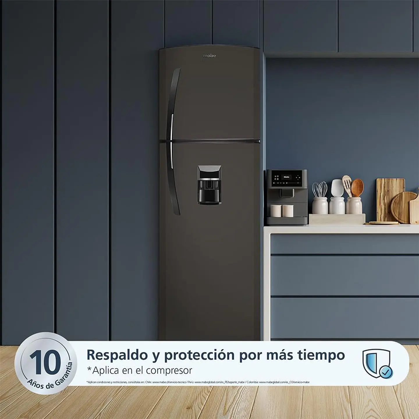 Nevera MABE No Frost Congelador Superior 230 Litros Netos RMA247FJCG RMA247FJCG Grafito 6