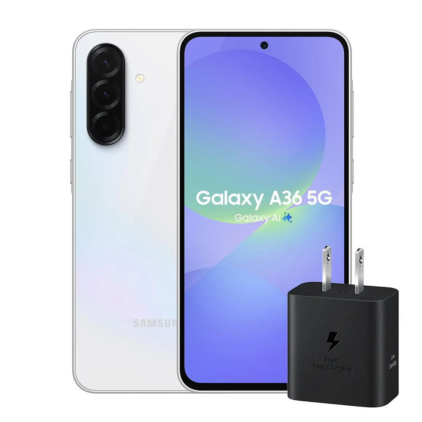Celular SAMSUNG Galaxy A36 5G 256 GB 8 GB RAM Gris + Cargador 1