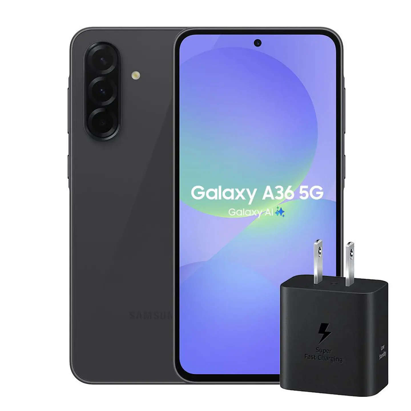 Celular SAMSUNG Galaxy A36 5G 256 GB 8 GB RAM Negro + Cargador 1