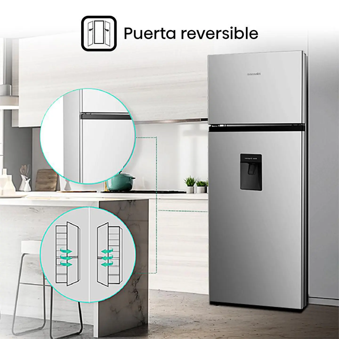 Nevera Congelador Superior HISENSE Frost Congelador Superior 206 Litros BCD205 BCD205 Silver 7
