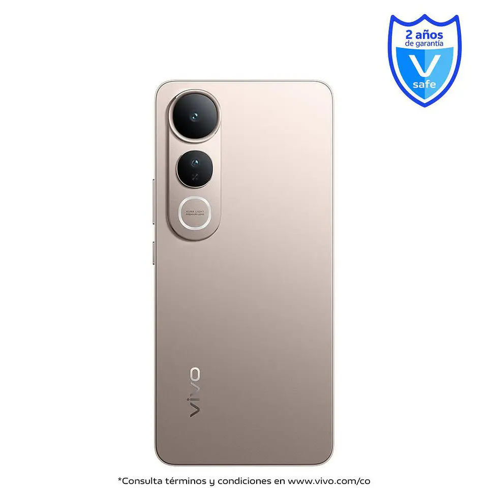 Celular VIVO V50 Lite 5G 256 GB 8 GB RAM Dorado + Bundle 5