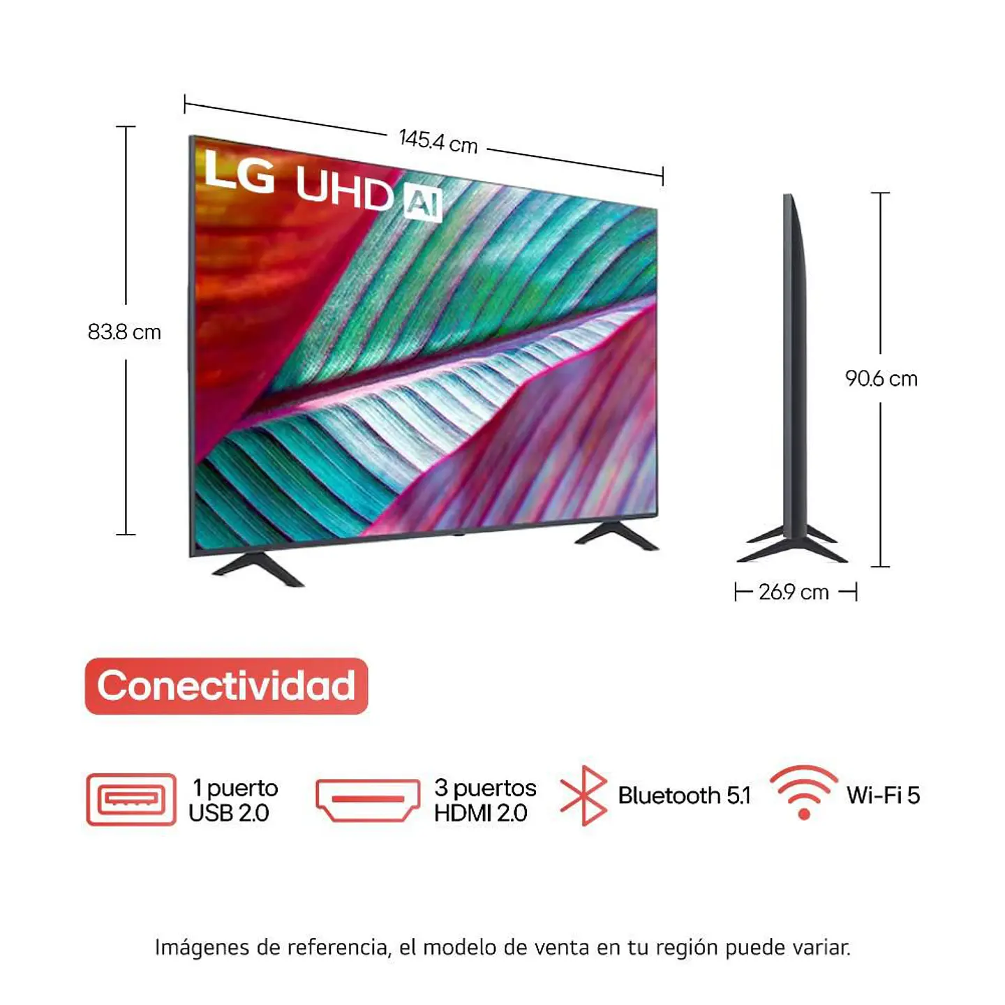 Televisor LG 65 pulgadas LED Uhd4K Smart TV 65UR7800PSB 2