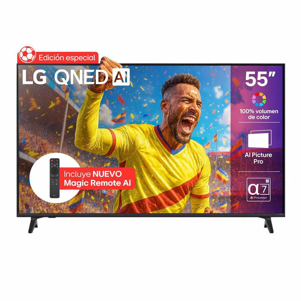 Televisor LG 55 pulgadas QNED Uhd4K Smart TV 55QNED73ASA.AWC 1