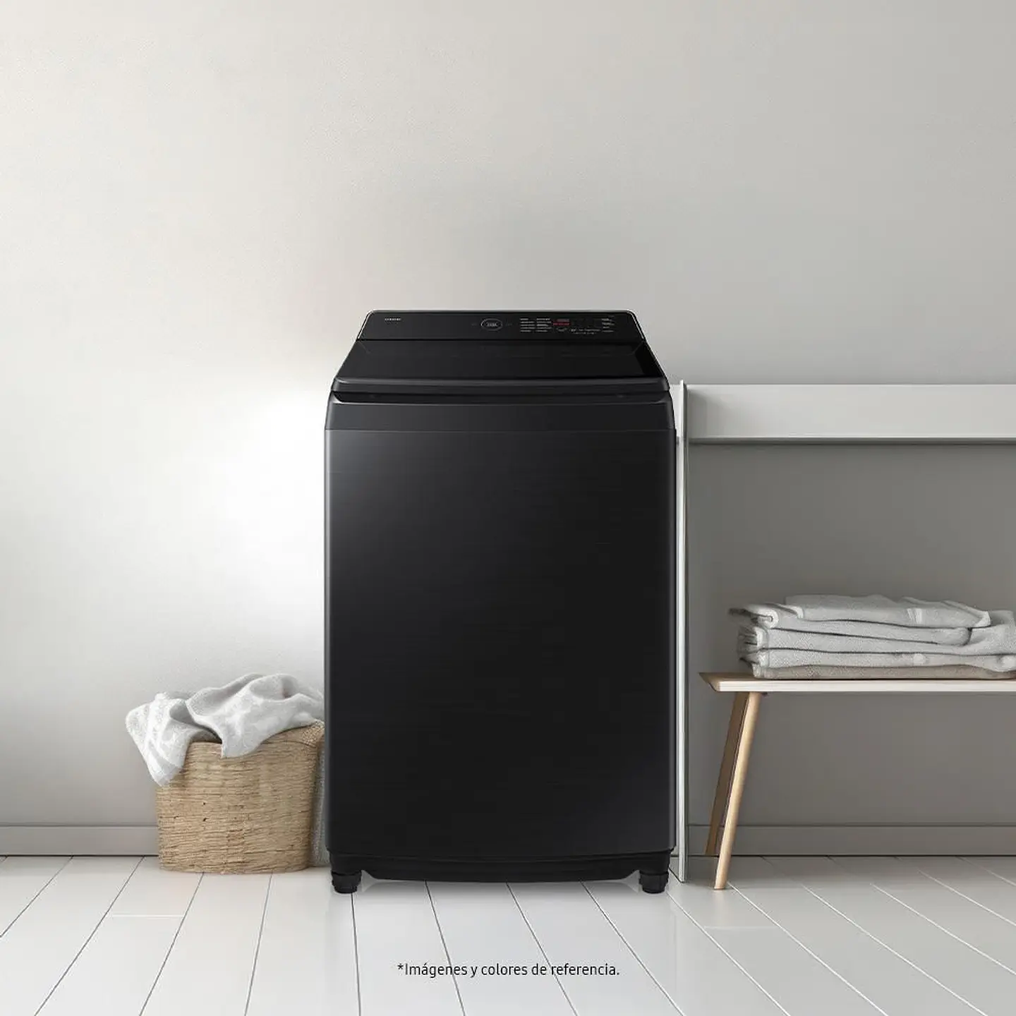 Lavadora SAMSUNG Carga Superior 19 kg (42 lb) WA80F19S8BCO 5