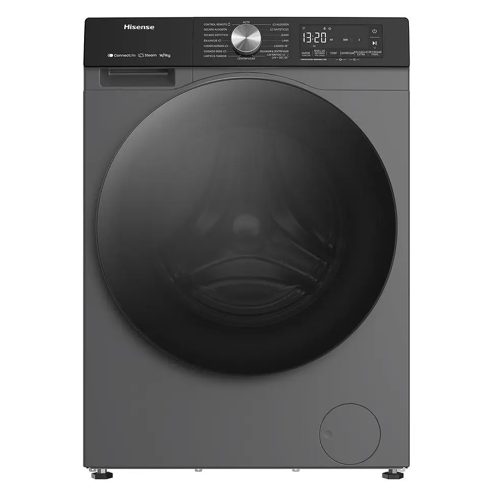 Lavadora Secadora HISENSE Eléctrica 15 Kg Lavado / 10 kg secado WD3S1543BT WD3S1543BT Titanium Gray 2