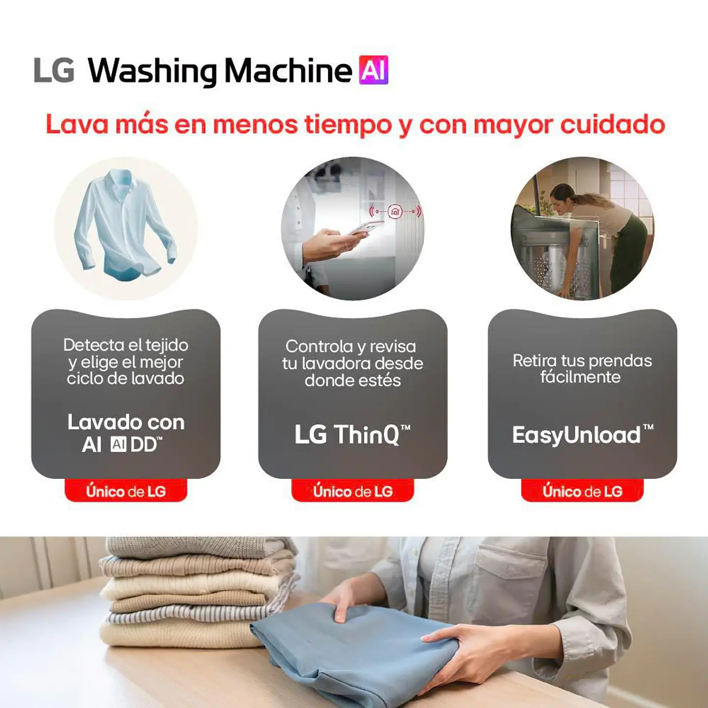 Lavadora C Superior 23 K Negra LG Carga Superior 23 kg (51 lb) WT23NBTX6P.ANBECOL 8