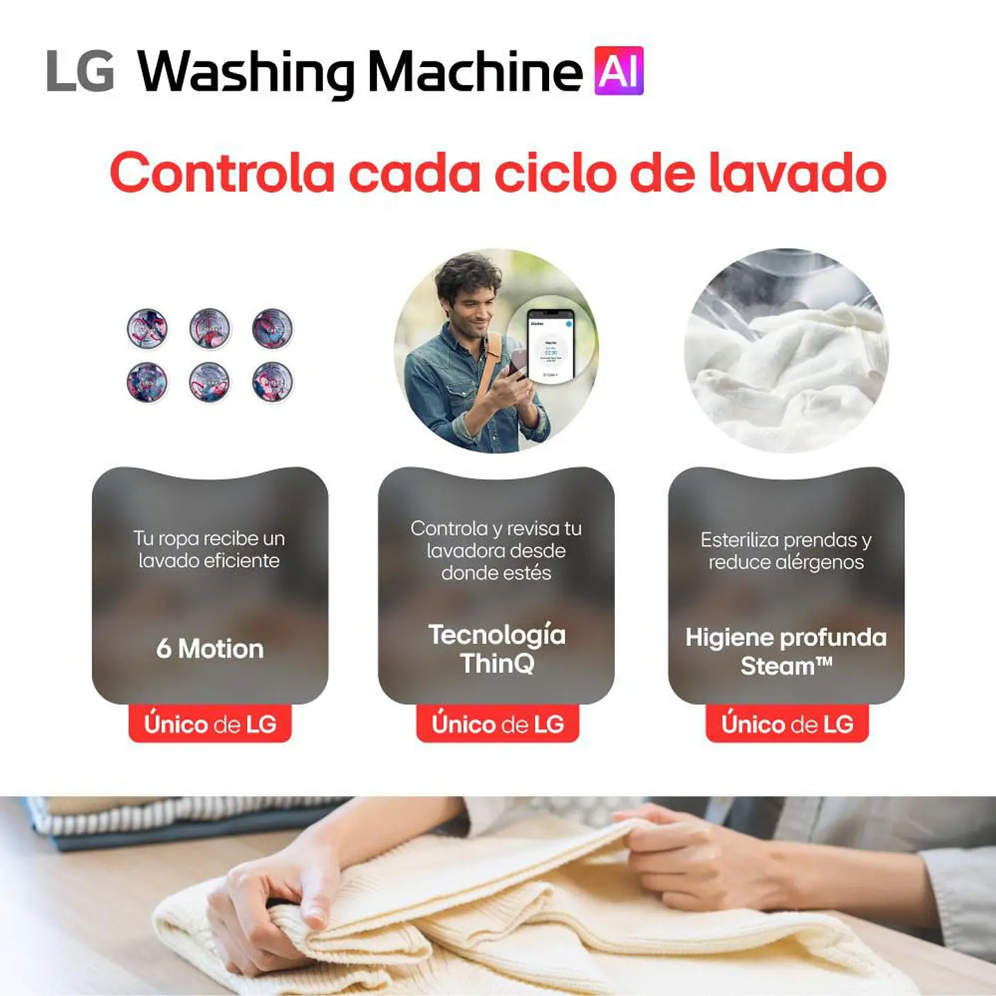 Lavadora Secadora LG Eléctrica 16 Kilos WD16EGNTS6P.AEGECOL WD16EGNTS6P.AEGECOL Gris 4