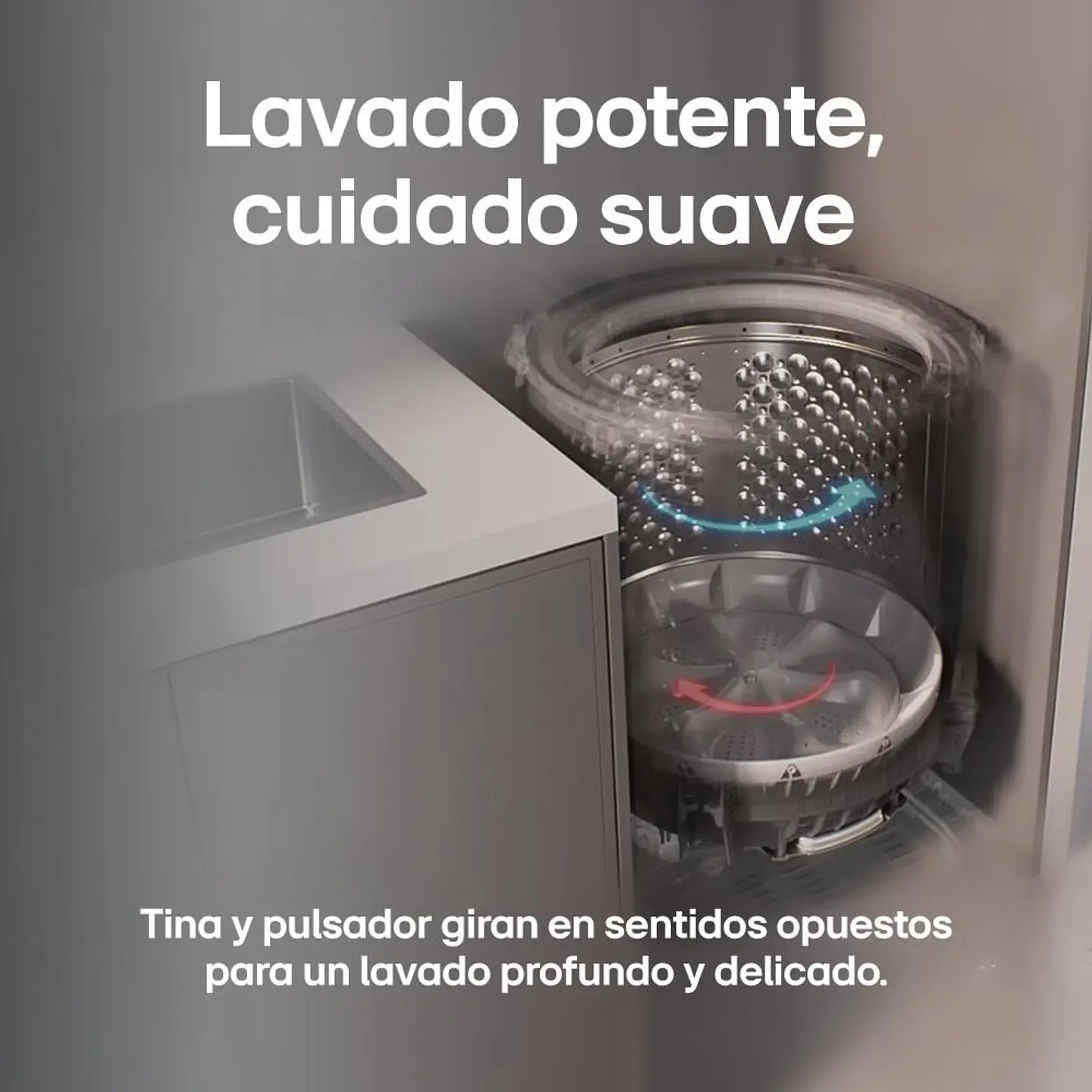 Lavadora C Superior 18 k Negra LG Carga Superior 18 kg (40 lb) WT18OVTB.ANBECOL 3