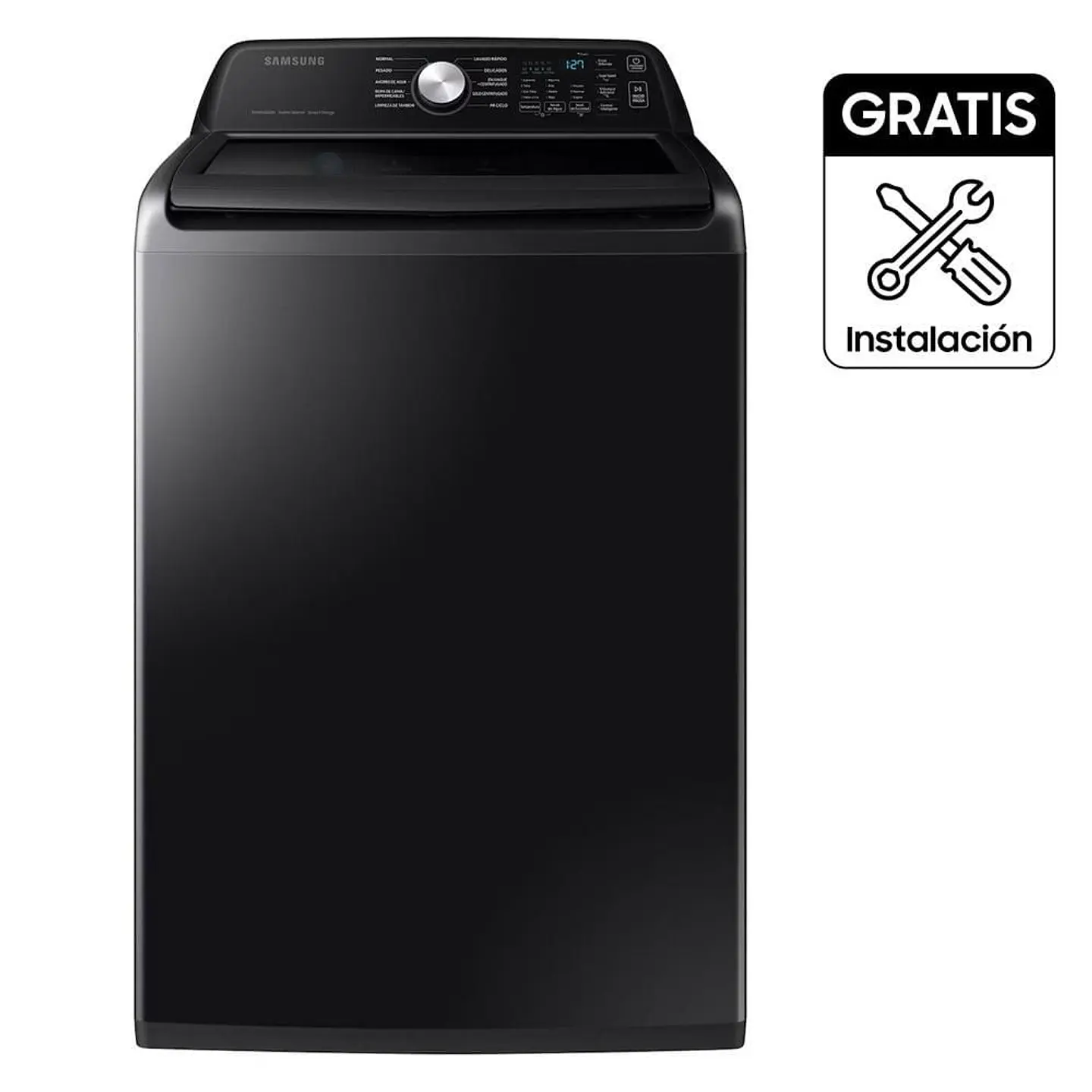 Lavadora SAMSUNG Carga Superior 23 kg (51 lb) WA23C3554GV/CO 2