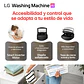 Lavadora C Superior 18 k Negra LG Carga Superior 18 kg (40 lb) WT18OVTB.ANBECOL - Miniatura 8