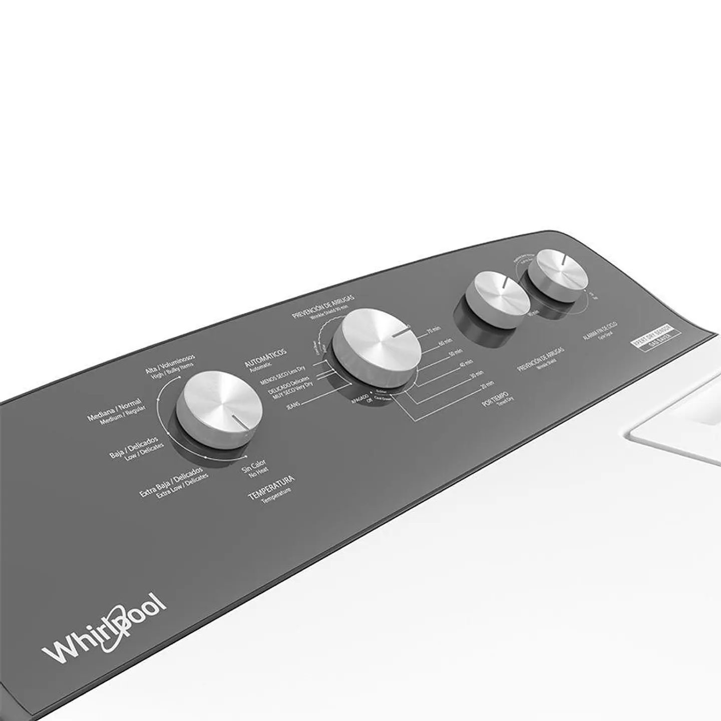 Secadora Whirlpool Gas Carga Frontal Blanca 23 Kilos 7Mwgd2140jb 4