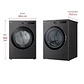 Secadora Carga Frontal 22kg/48lbs LG Gas 22 Kg DF22BFXS6BK.ABLECOL DF22BFXS6BK.ABLECOL Negra - Miniatura 6