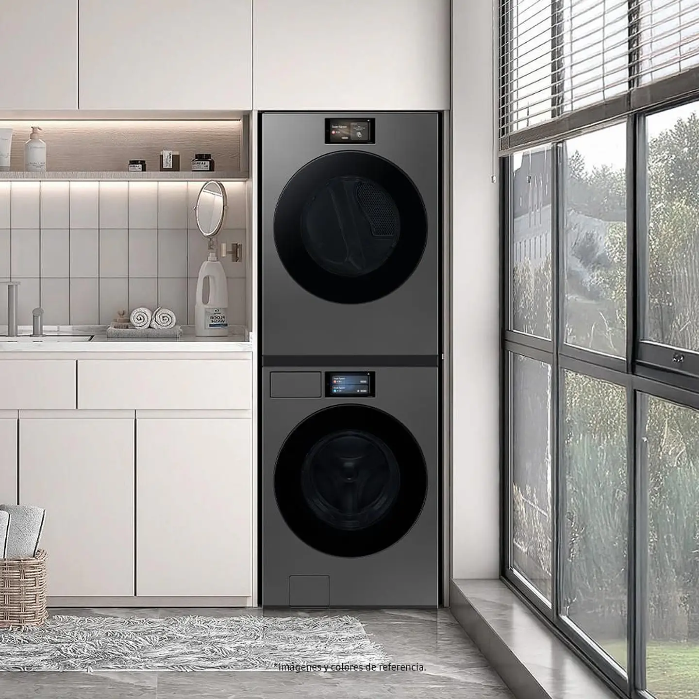 Secadora Carga Frontal SAMSUNG Gas 24 kg DV90F24UGSCO Gris 6