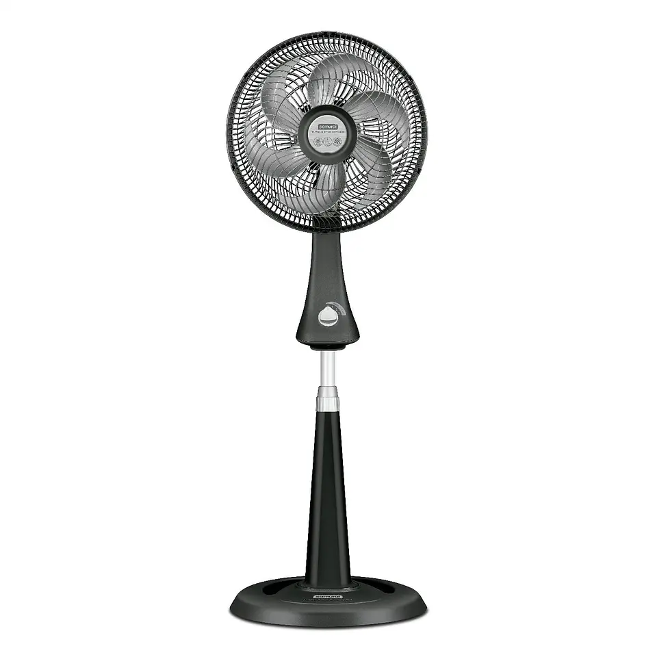 Ventilador Turbo Silence Compact 2 en 1 Negro / Samurai 1