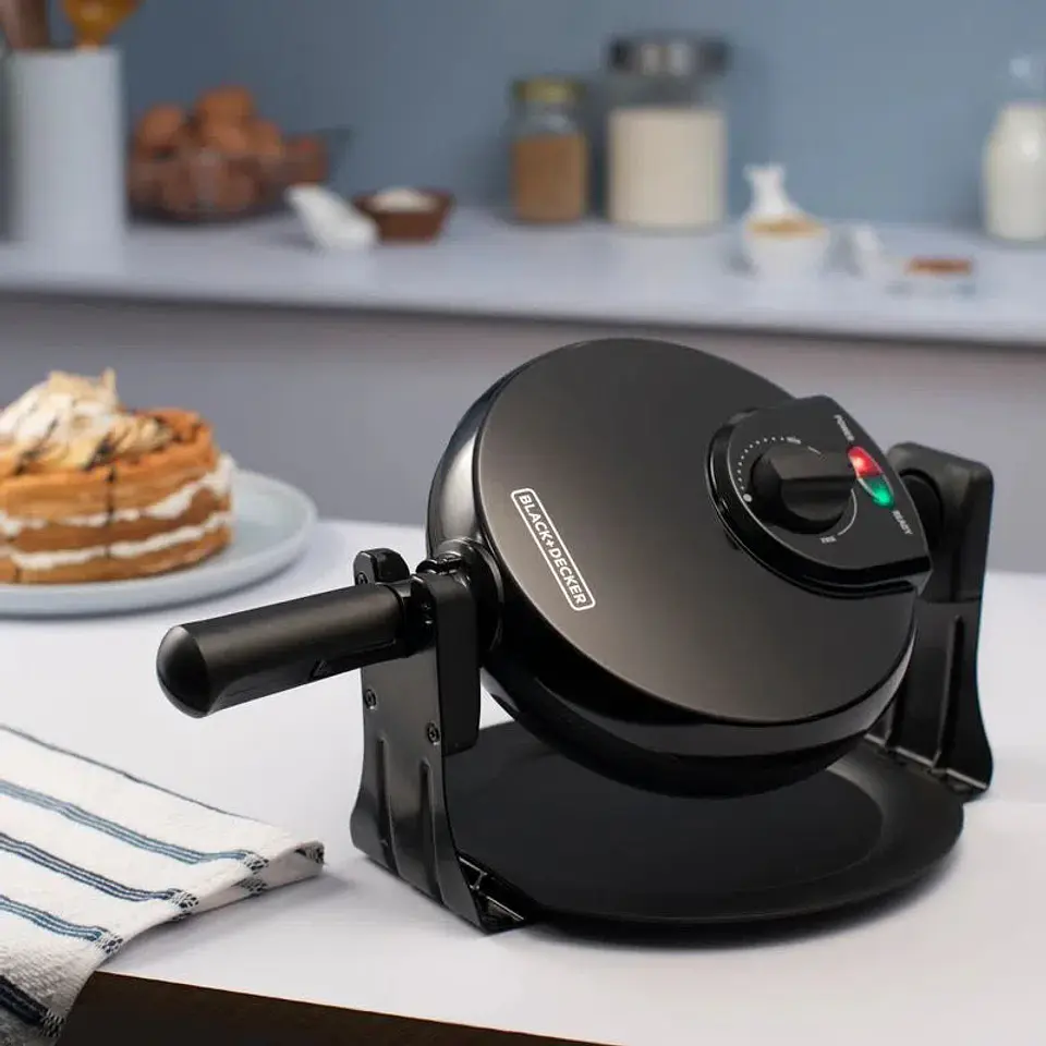 Waflera Estilo Belga Giratoria / Black and Decker 4