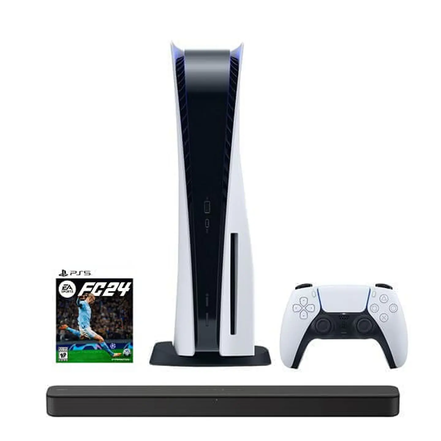 Kit PS5 Estandar con Barra Sonido y Juego PS5 2