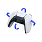 Control PLAYSTATION PS5 DualSense Blanco y Negro - Miniatura 2