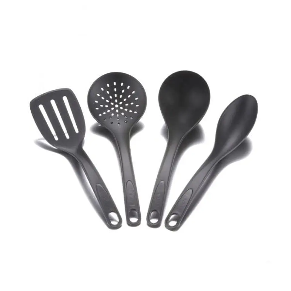 Juego x 4 Utensilios Negro Esencial / Imusa 1