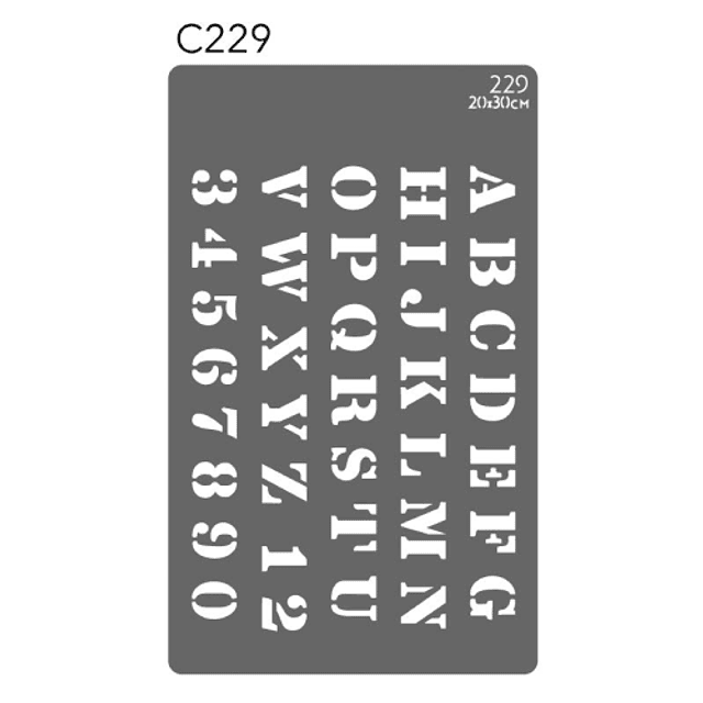 Stencil C229