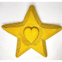 Estrella corazón 20x22 cm