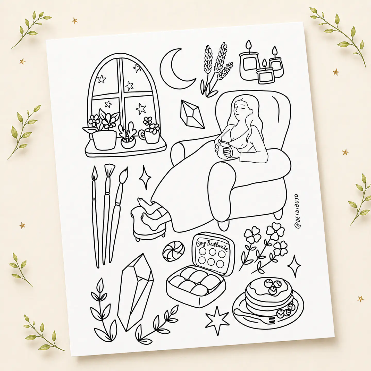 Mamá en paz - Ilustración  1