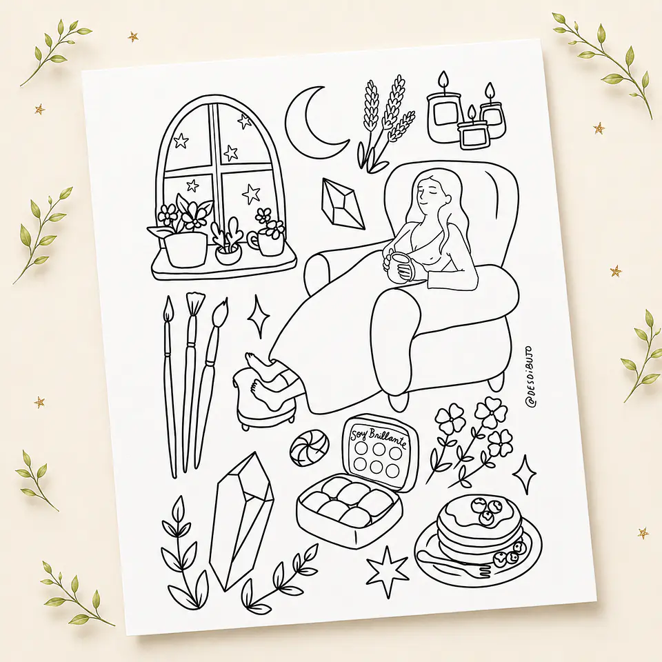 Mamá en paz - Ilustración  1