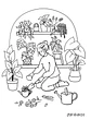 Ilustración en papel 300g- Mi jardín  - Miniatura 1