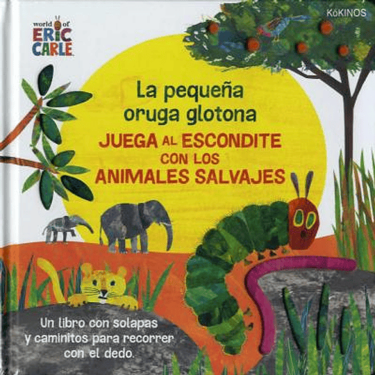 La Pequeña Oruga Glotona Juega Al Escondite Con Animales Salvajes